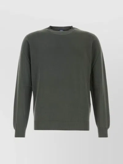 FEDELI CREW NECK COTTON SWEATER