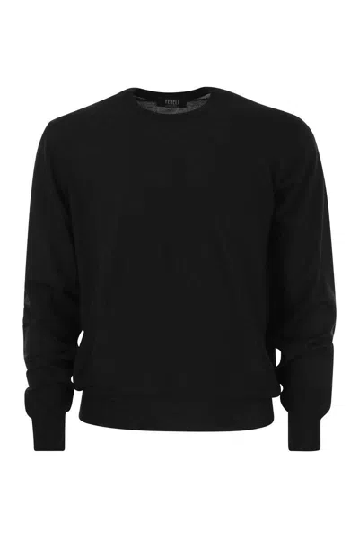 FEDELI FEDELI CREW-NECK JUMPER IN WOOL