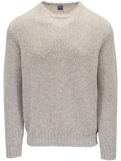 Fedeli Pullover Mit Rundhalsausschnitt In Nude