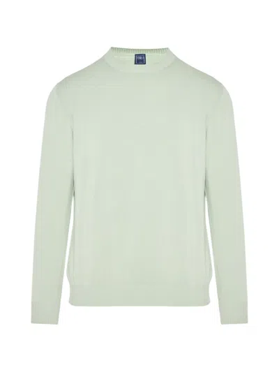 Fedeli Crew-neck Long-sleeved Knitwear In Green