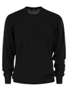 Fedeli Crew-neck Sweater In Virgin Wool