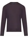 Fedeli Crew-neck Sweater In Purple