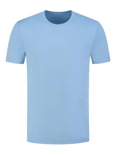 Fedeli Crew-neck T-shirt In Blue