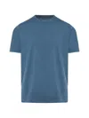 Fedeli Crew-neck T-shirt In Blue