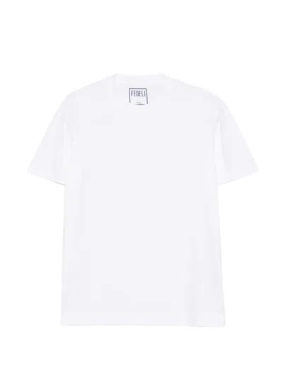 Fedeli Crew-neck T-shirt In White