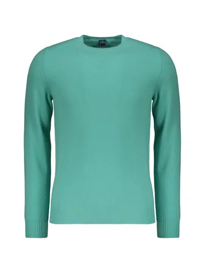 Fedeli Crew-neck Cashmere Sweater In Green