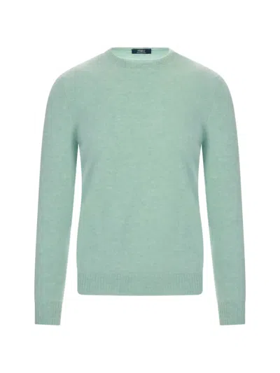 Fedeli Crew-neck Sweater In Green