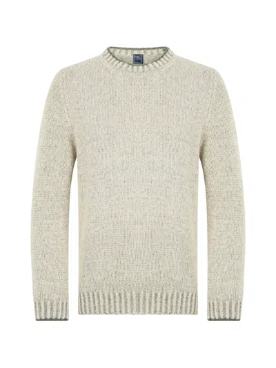 Fedeli Crew-neck Sweater In Neutral