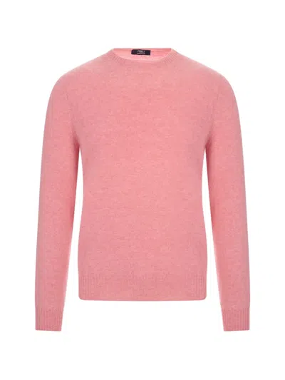 Fedeli Crew-neck Sweater In Pink
