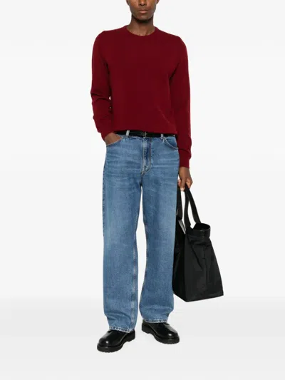 Fedeli Crew-neck Sweater In Transparent