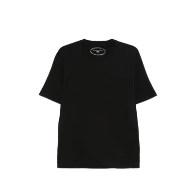 Fedeli Crew-neck T-shirt In Black