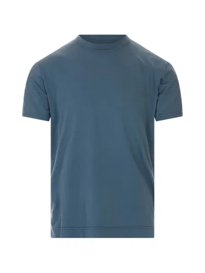 Fedeli Crew-neck T-shirt In Blue