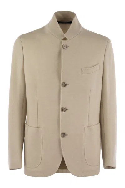 Fedeli Damon - Cashmere Blazer In Beige