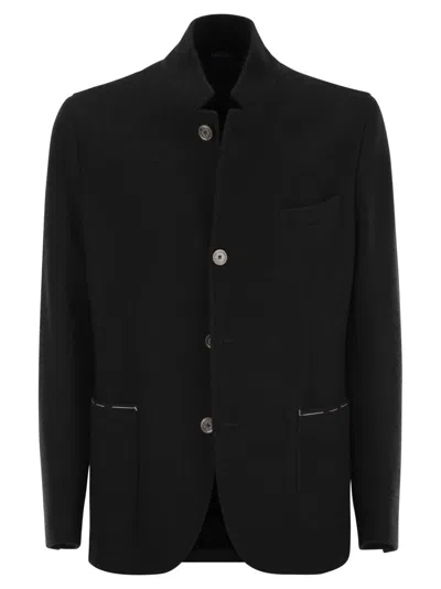 Fedeli Damon - Cashmere Blazer In Black