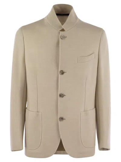 Fedeli Damon - Cashmere Blazer In Beige