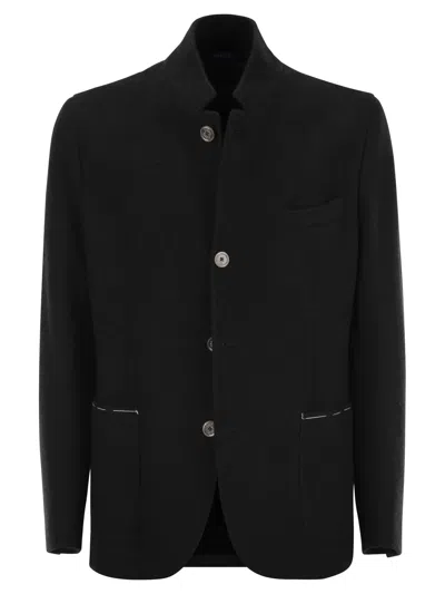 Fedeli Damon - Cashmere Blazer In Black