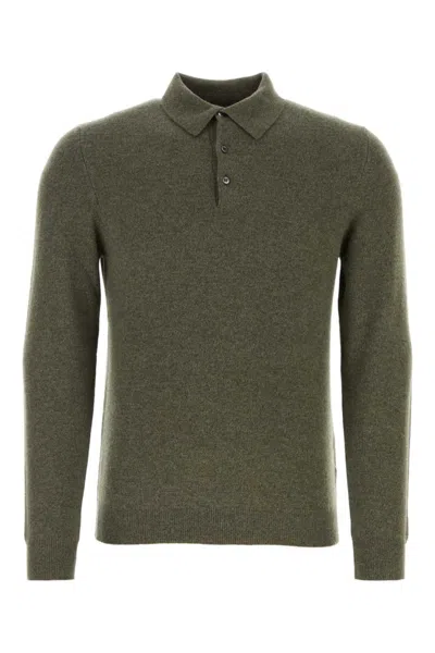 FEDELI DARK GREY CASHMERE SWEATER