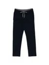 Fedeli Davis Drawstring Track Pants In Black