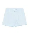 Fedeli Men's Madeira Pinstripe Swim Shorts In Blue