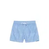 Fedeli Drawstring Beach Shorts In Blue