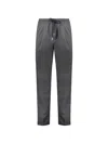 Fedeli Drawstring Elasticated-waist Trousers In Gray