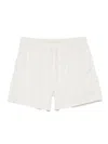 Fedeli Drawstring Madeira Siwm Shorts In White