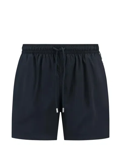 Fedeli Drawstring Swim Shorts In Black