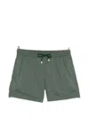 Fedeli Drawstring Swim Shorts In Green
