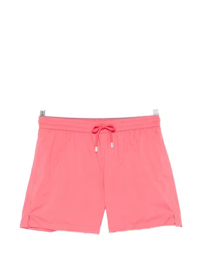 Fedeli Drawstring Swim Shorts In Pink