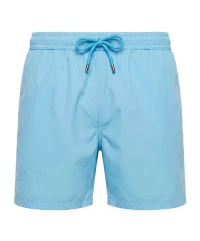 Fedeli Drawstring Swim Shorts In Black