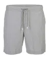 Fedeli Drawstring Swim Trunks In Gray