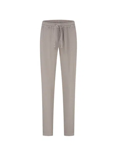 Fedeli Drawstring Trousers In Gray