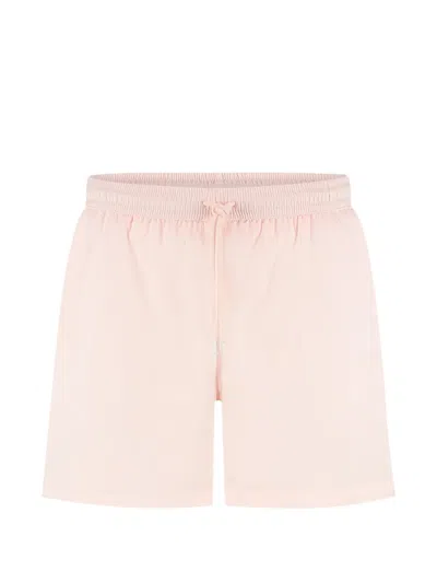 Fedeli Drawstring-waist Swim Shorts In Pink