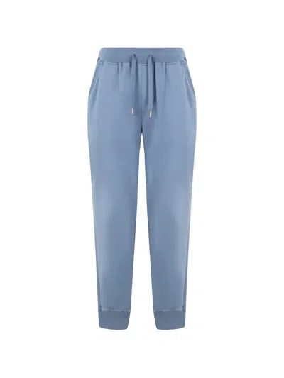 Fedeli Drawstring-waist Tapered Track Pants In Blue