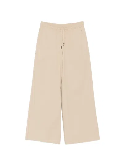 Fedeli Drawstring-waist Wide-leg Trousers In Neutral