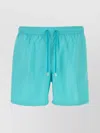 Fedeli Elastic Waistband Swim Shorts With Back Pocket