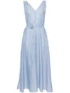 Fedeli Elba Midi Dress In Blue