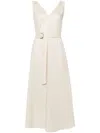 Fedeli Elba Midi Dress In Neutrals