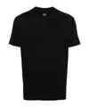 Fedeli Extreme Slub T-shirt In Black