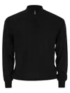 Fedeli Favonio - Virgin Wool Sweater With Full Zipper