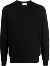 Fedeli Fine-knit Cashmere Jumper In Schwarz