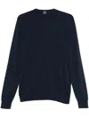 Fedeli Fine-knit T-shirt In Blue