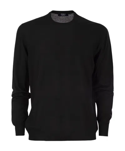 FEDELI FINE-KNIT VIRGIN-WOOL JUMPER
