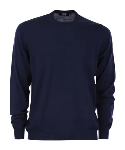 FEDELI FINE-KNIT VIRGIN-WOOL JUMPER