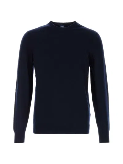 Fedeli Fine-knit Cashmere Sweater In Blue