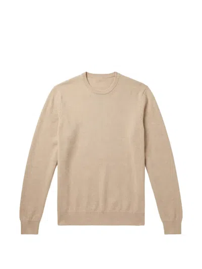 Fedeli Fine-knit Cashmere Sweater In Neutral