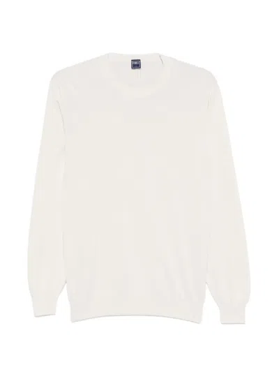 Fedeli Fine-knit Sweater In White