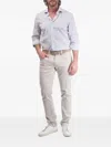 Fedeli Floral-pattern Shirt In Gray