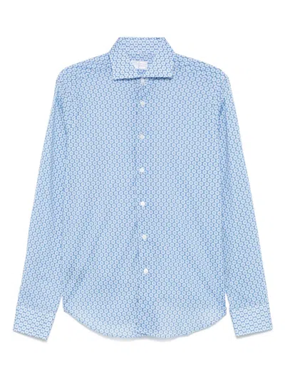 FEDELI FLORAL-PRINT SHIRT