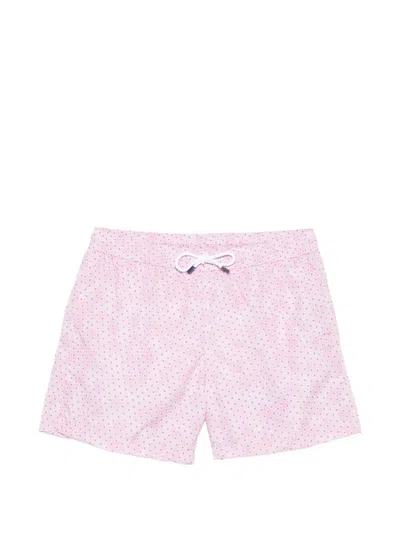 Fedeli Floral Print Swim Shorts In Multi